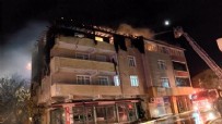 Sultanbeyli’de korkutan yangın: Üç bina alev alev yandı