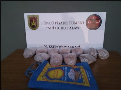 Hudut Hattında 11 kilo 150 gram uyuşturucu yakalandı