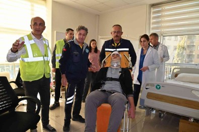 MASKI'de Yangin Tatbikati Yapildi