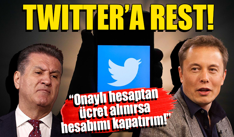 TDP Genel Başkanı Sarıgül'den Twitter'a rest! 'Ücret alınırsa hesabımı kapatırım'