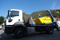 Bodrum'da Moloz Atik Konteynerleri Devreye Girdi
