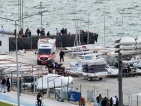 Izmir'de Denize Düsen Sahsi Itfaiye Kurtardi