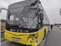 Ümraniye'de İETT otobüsü kaza yaptı: 7 yaralı