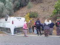 Tarim Isçilerini Tasiyan Minibüs Takla Atti