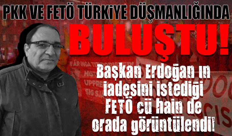 İsveç'te terör örgütü PKK/YPG ve FETÖ'cüler Türkiye düşmanlığında buluştu!