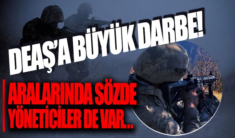 DEAŞ'a baskın: Hücre sorumluları yakalandı
