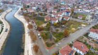 Yüzde 50'Si Tamamlanan 'Kanal Turhal' Projesi Havadan Görüntülendi