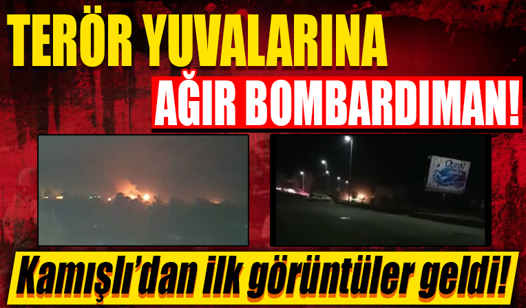 TSK'dan Kamışlı'da PKK-YPG’ye bombardıman...