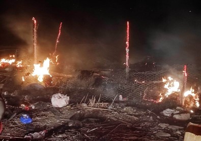 Batman'da Göçerlerin Çadirinda Çikan Yanginda 55 Koyun Telef Oldu