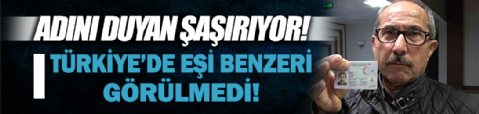 'Enson' olan adını duyan şaşırıyor: Türkiye'de adaşım yok