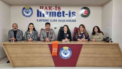 Hak-Is'li Kadinlar Kadina Yönelik Siddete 'Hayir' Dedi
