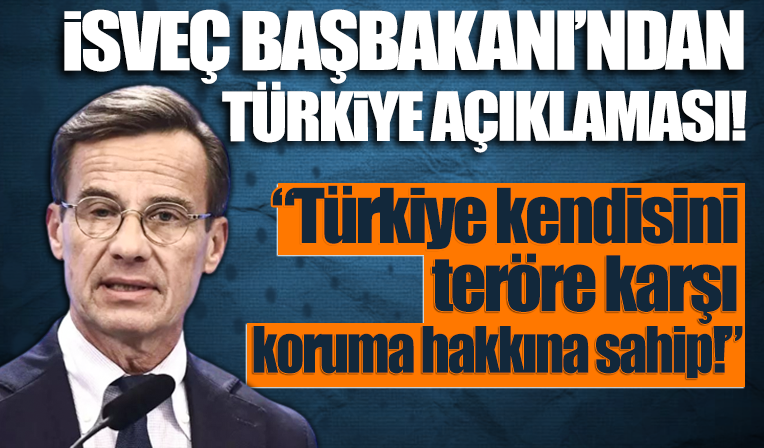 İsveç Başbakanı Kristersson'a Pençe Kılıç Harekatı soruldu