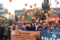 Usak'ta Turuncu Balonlar Kadinlar Için Birakildi