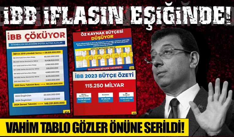 Borç batağındaki İBB iflasın eşiğinde! Tevfik Göksu vahim tabloyu gözler önüne serdi!