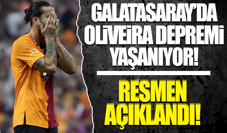 Galatasaray'a Sergio Oliveira'dan kötü haber