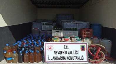 Nevşehir'de 11 bin 902 litre sahte içki ele geçirildi