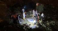 Agaçlik Alana Uçan Otomobil Alev Alev Yandi Açiklamasi 1'I Polis 2 Kisi Hayatini Kaybetti