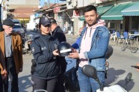 Ahmetli Emniyetinden 'Bir Kask Bir Hayat' Uygulamasi