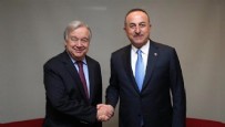 Bakan Çavuşoğlu BM Genel Sekteri Guterres ile görüştü: Sonuçtan çok memnunuz
