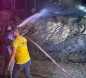 Gönen Geyikli Kirsal Mahallesinde Yangin Çikti