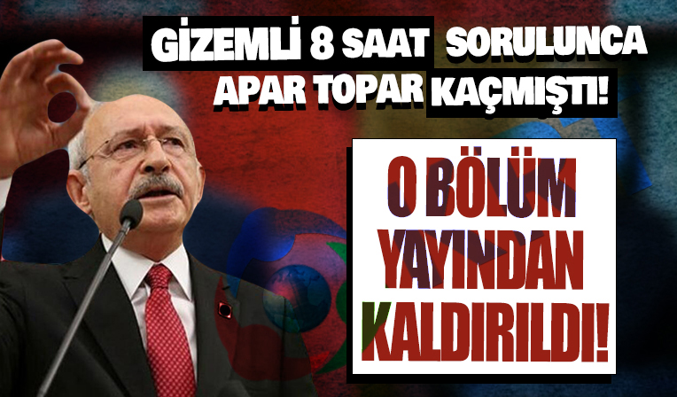 KRT TV Kılıçdaroğlu'nun yanıt vermediği bölümü yayından kaldırdı