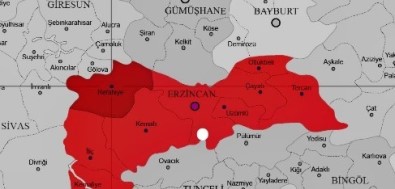 Erzincan'da 3.8 Büyüklügünde Deprem