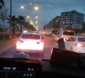 Mardin'de Duyarsiz Sürücü Siren Çalan Ambulansa Yol Vermedi