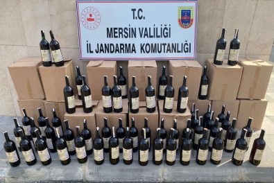 Mersin'de 540 litre kaçak içki ele geçirildi