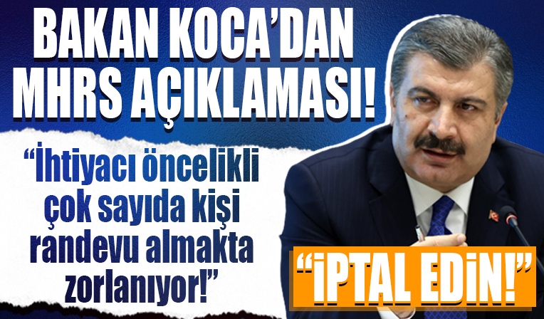 Yılbaşından bu yana MHRS üzerinden 200 milyon randevu alındı: Gitmeyeceğiniz randevuyu iptal edin