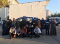 Kilis'te Metruk Binada 16 Düzensiz Göçmen Yakalandi