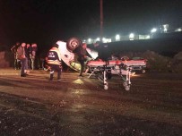 Tekirdag'da Trafik Levhalarina Çarpan Otomobil Takla Atti Açiklamasi 3 Yarali