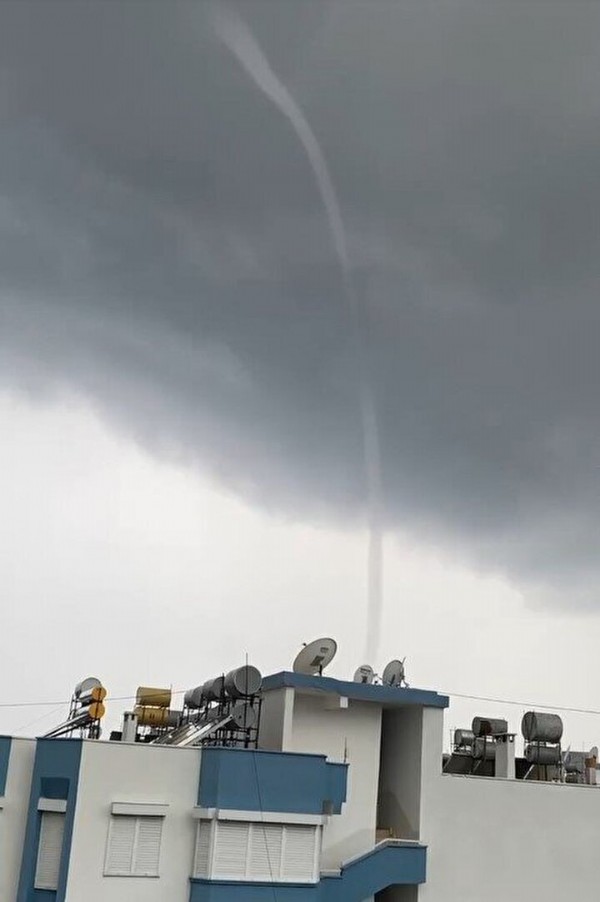 Korkutan görüntü: Bir anda ortaya çıktı