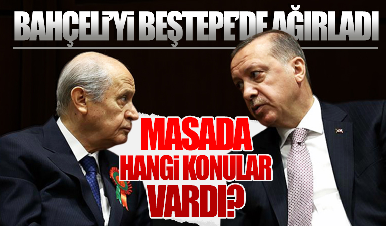 Külliye'de kritik zirve! Başkan Erdoğan, Bahçeli ile görüştü
