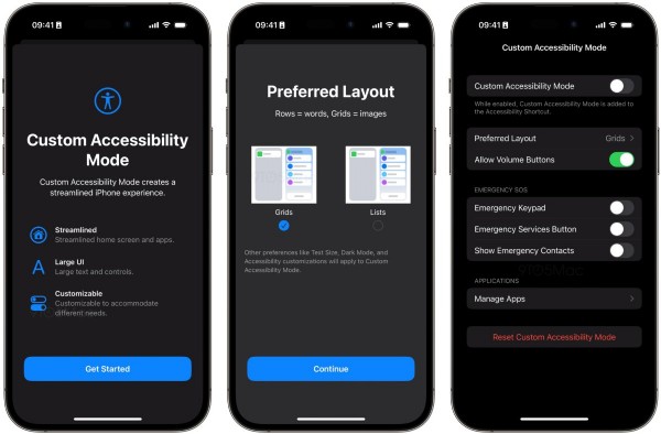 iOS 16.2 ile iPhone'lara Özel Erişilebilirlik Modu gelecek