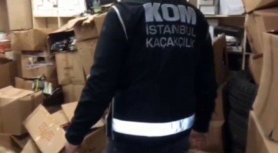 Istanbul Merkezli 2 Ilde Kaçak Sigara Operasyonu Açiklamasi Piyasa Degeri 5 Milyon Lira Olan Sigara Ele Geçirildi