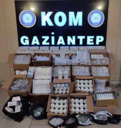 Gaziantep'te kaçak ilaç operasyonunda iki şüpheli yakalandı