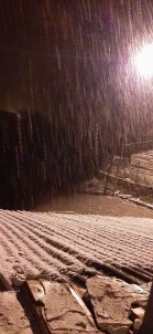 Eflani'de Kar Yagisi Etkili Olmaya Basladi