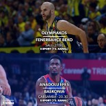 Euroleague'de Çift Maç Haftasi Tivibu'da