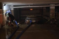 Selin Vurdugu Yer Alti Otoparkindaki 245 Araç Için Su Tahliyesi Yapiliyor