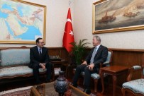 Bakan Akar, Türkiye'nin Kosova Büyükelçisi Olarak Atanan Angili'yi Kabul Etti