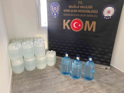Bodrum'da 385 Litre Sahte Alkol Ele Geçirildi