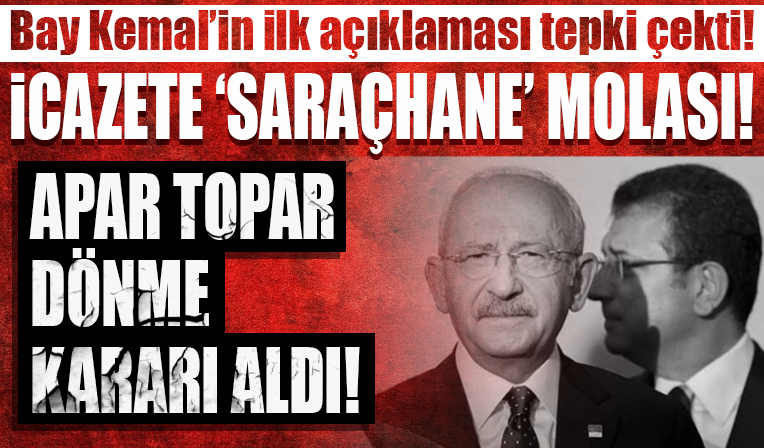 İmamoğlu 2 yıl 7 ay hapis cezası aldı! Kılıçdaroğlu Almanya'dan apar topar dönme kararı aldı!.
