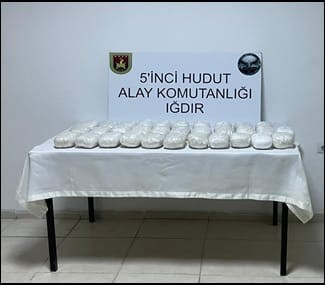 MSB Açiklamasi 'Hudut Kartallarimiz 31 Bin 587 Gram Metamfetamin Ele Geçirdi'