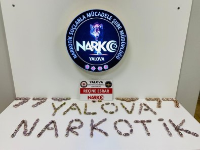 Yalova'da Yakalanan Fasli Turistin Midesinden 1,5 Kilo Esrar Çikti