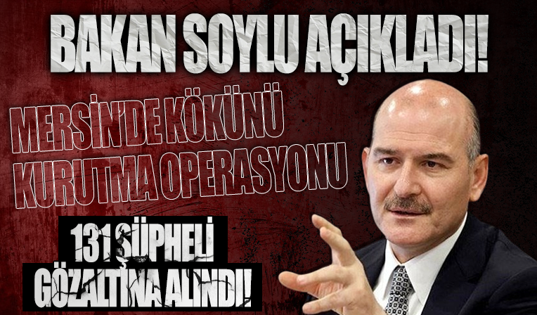 İçişleri Bakanı Soylu: Narko alan projesiyle sonuç alınıyor