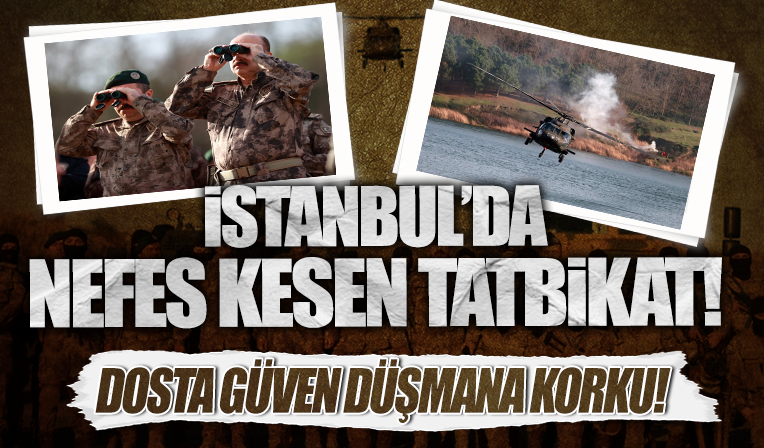 Dosta güven düşmana korku! İstanbul'da özel harekat polisinden nefes kesen tatbikat!