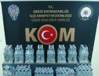 Kocaeli'de 171 şişe sahte içki ele geçirildi