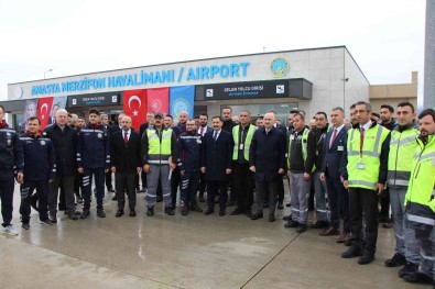 Amasya-Merzifon Havalimani'na Yeni Terminal Binasi Açiklamasi Yolcu Kapasitesi 700 Bine Çikarildi
