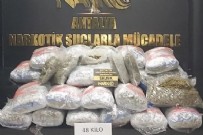 Antalya'da, 48 kilo 500 gram skunk esrar ele geçirildi