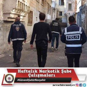 Nevsehir'de 21 Narkotik Olayda 32 Sahsa Islem Yapildi